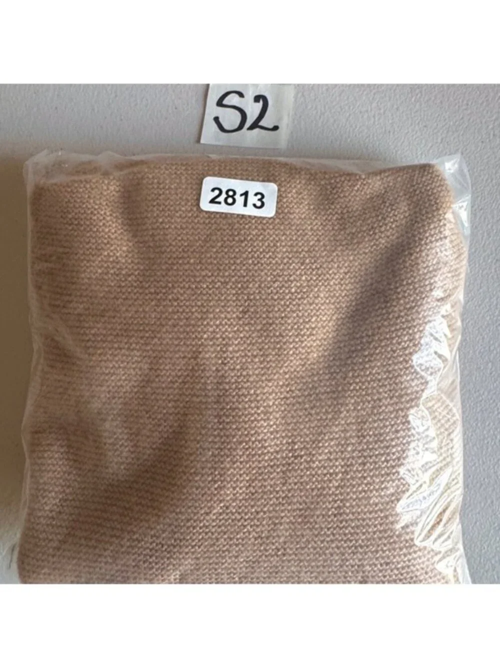 The Reset R Label Funnel Pullover Wool Cashmere Sweater Toffee Medium